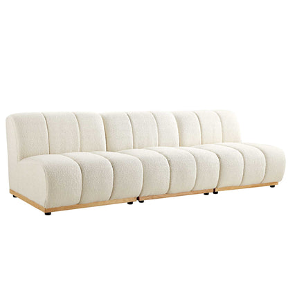 Mazi 3-Seater Upholstered Sofa W 192 x D 95 x H 74 cm - (OT)
