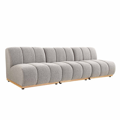 Mazi 3-Seater Upholstered Sofa W 192 x D 95 x H 74 cm - (OT)