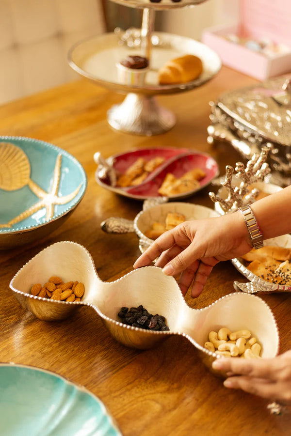 Aluminium - Mother of Pearl Condiment Server (UHD) Urban Nivasa