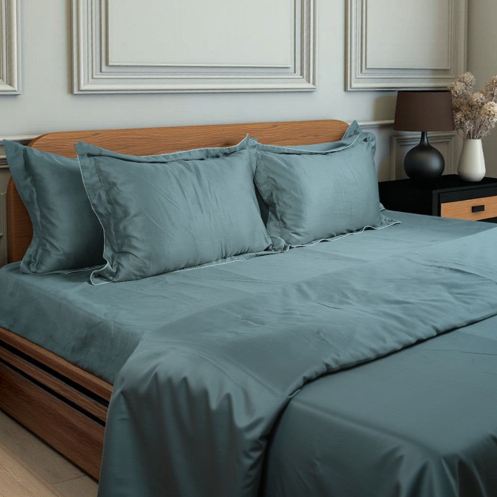 ORIGIN Bedsheet (400TC) - 100% Cotton King-Size Bedsheet + 2 Pillow Covers