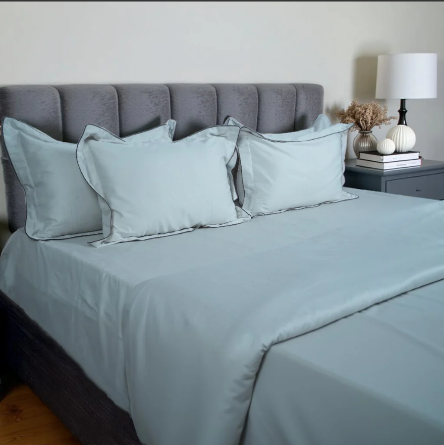ORIGIN Bedsheet (400TC) - 100% Cotton King-Size Bedsheet + 2 Pillow Covers