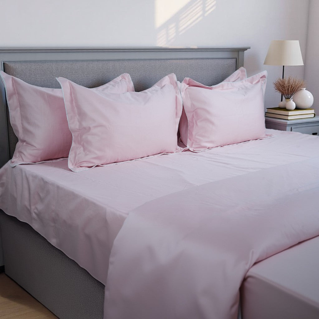 ORIGIN Bedsheet (400TC) - 100% Cotton King-Size Bedsheet + 2 Pillow Covers