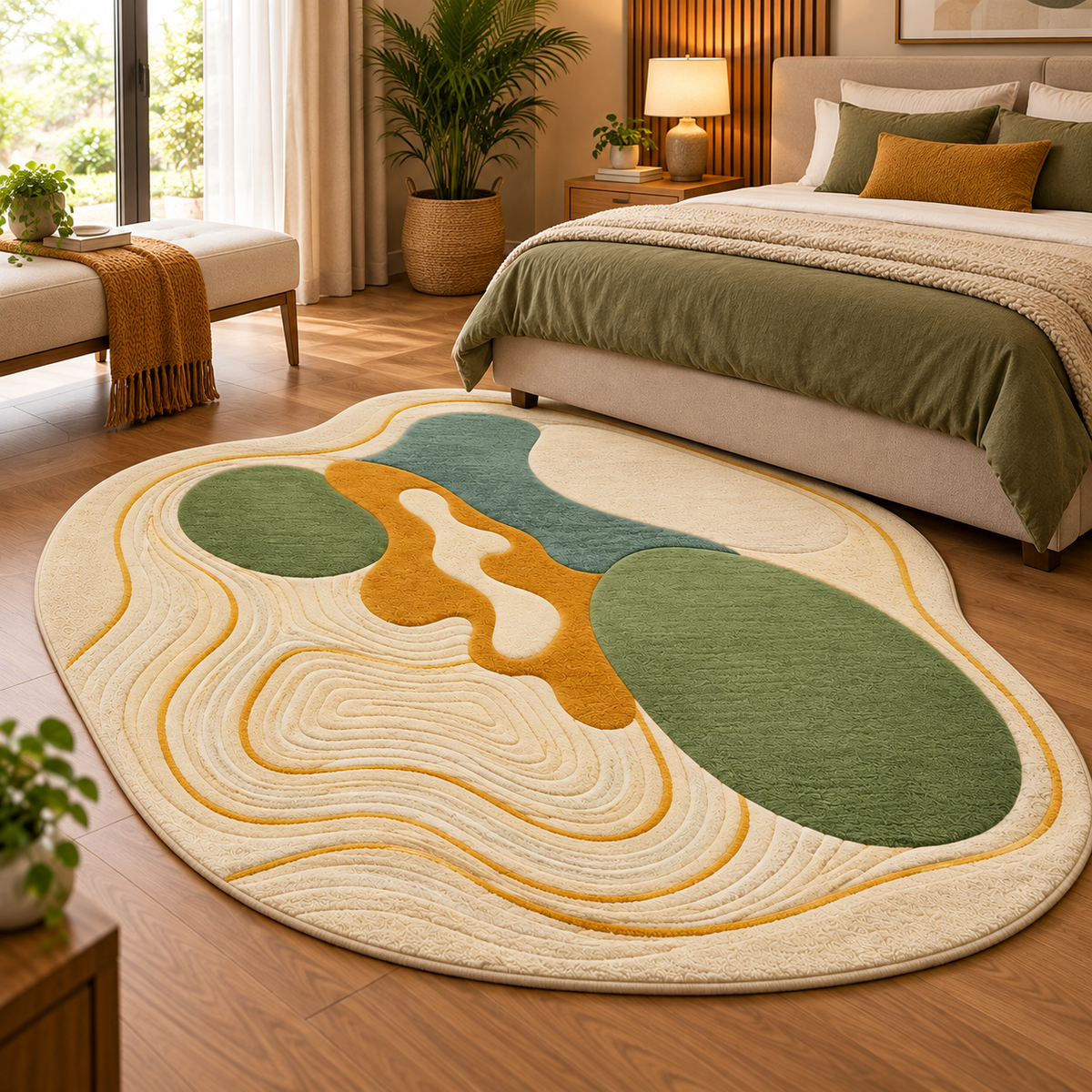 Organic Contour New Zealand Wool Rug (GG)