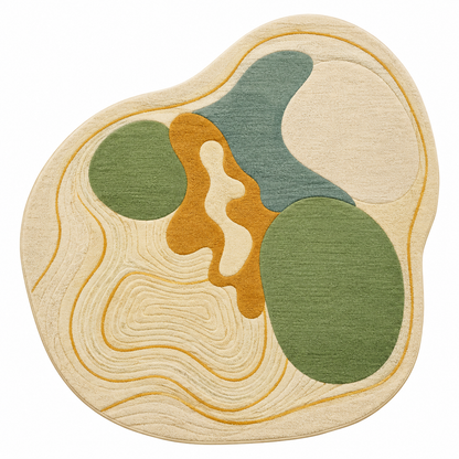 Organic Contour New Zealand Wool Rug (GG)