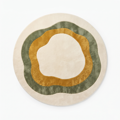 Organic Pattern Wool Rug | Organic Layered Pattern (GG)