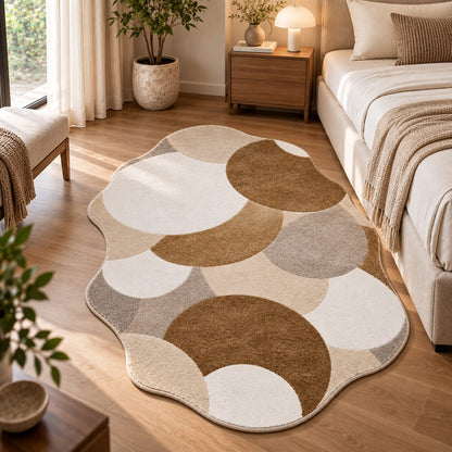 Organic Pebble Rug | Softly Rounded Pebble-Inspired Organic Shapes (GG)