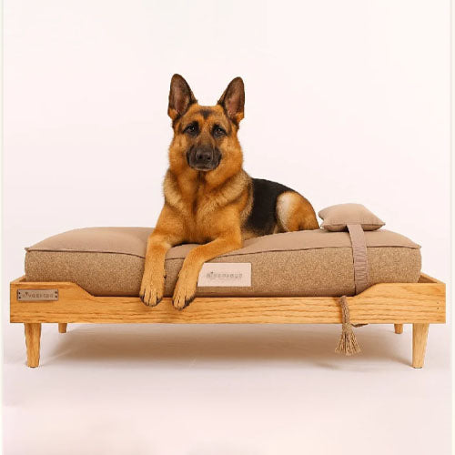 Large & Medium Dog Wooden Bed (N)