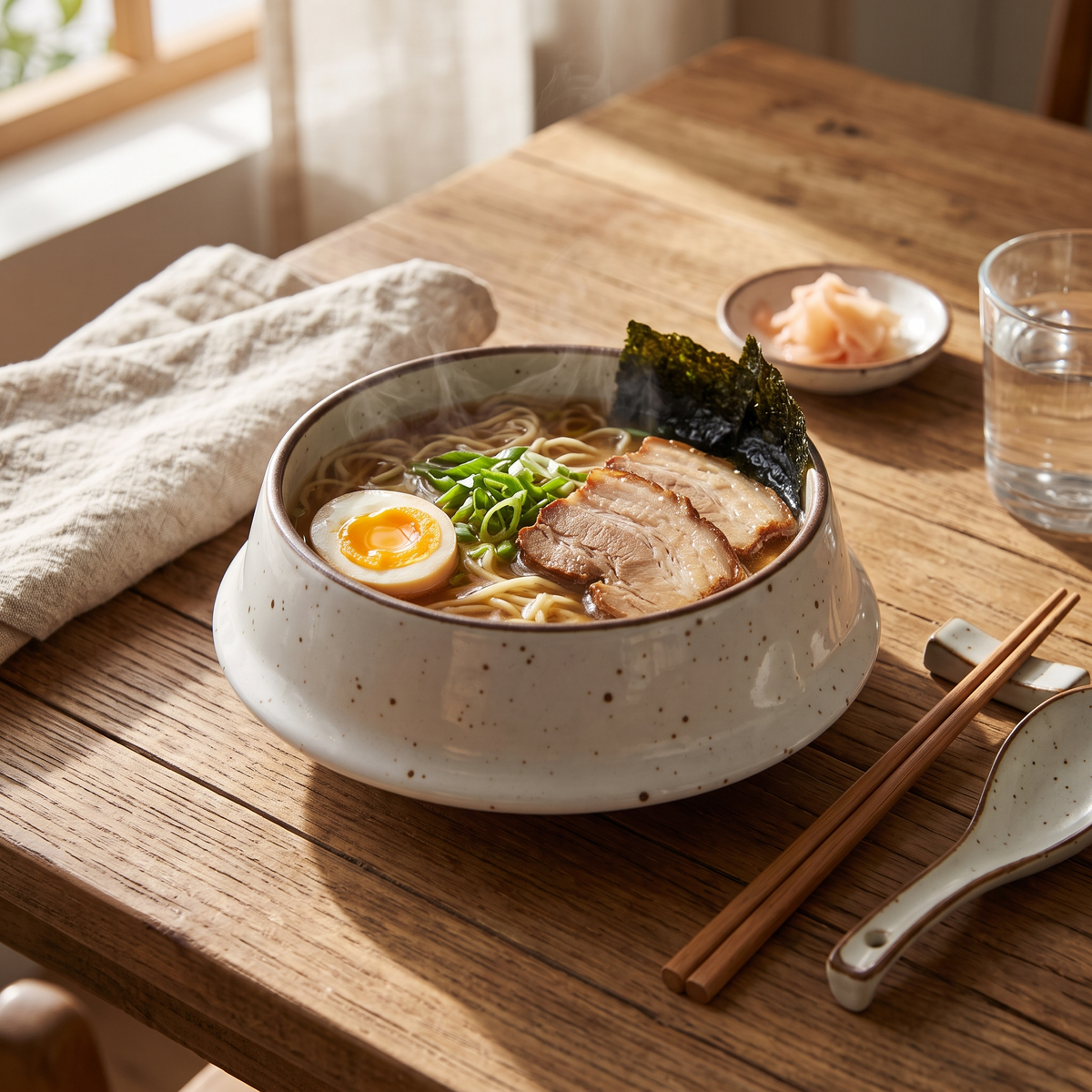 Set of 4 | Premium Ceramic Serving Bowl with Flared Rim & Speckled Design | 13 cm × 13 cm × 4.5 cm (DZ)