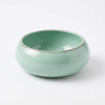 Premium Glossy Stoneware Ceramic Serving Bowl – Set of 4 | 13 cm x 13 cm x 4.5 cm (DZ)