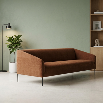 Puffo Overstuffed Bouclé 2-Seater Sofa (1800mm) - (NO)