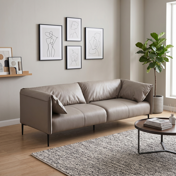 Remi Channel-Tufted Bouclé 2-Seater (1800mm) - (NO)