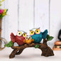 Multicolor Owl at Branch Showpiece - (MVS)