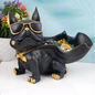 Smoking Dog Showpiece - (MVS)