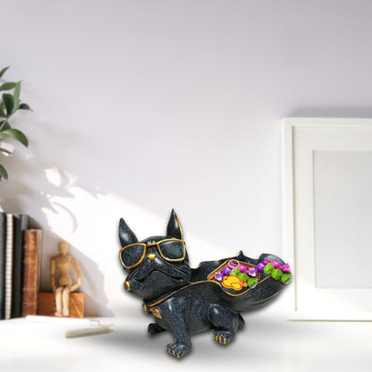 Smoking Dog Showpiece - (MVS)