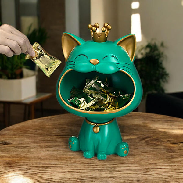 Open Mouth Cat Showpiece - (MVS)