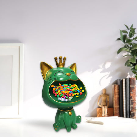 Open Mouth Cat Showpiece - (MVS)