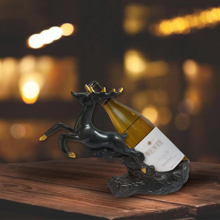 Sprinting Stag Wine Bottle Holder - (MVS)