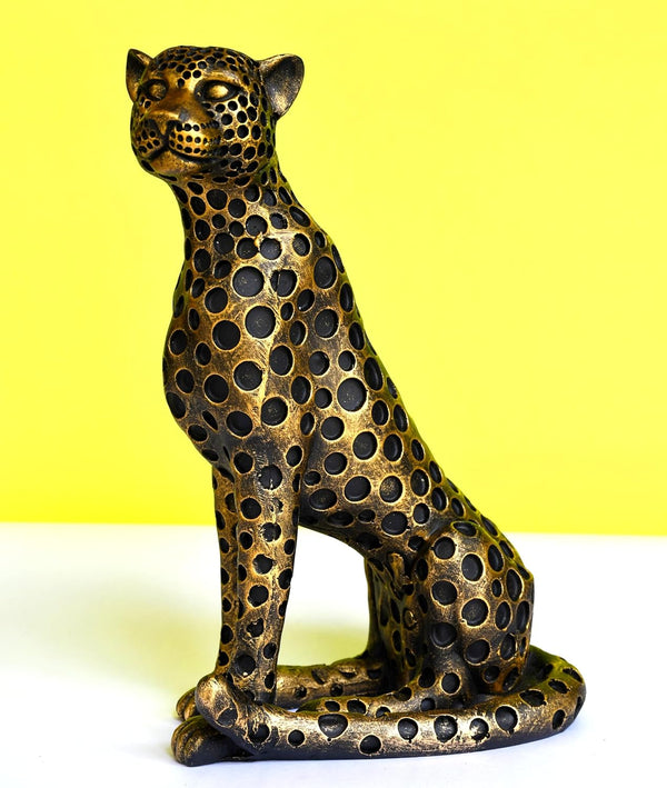 Sitting Panther Showpiece - (MVS)