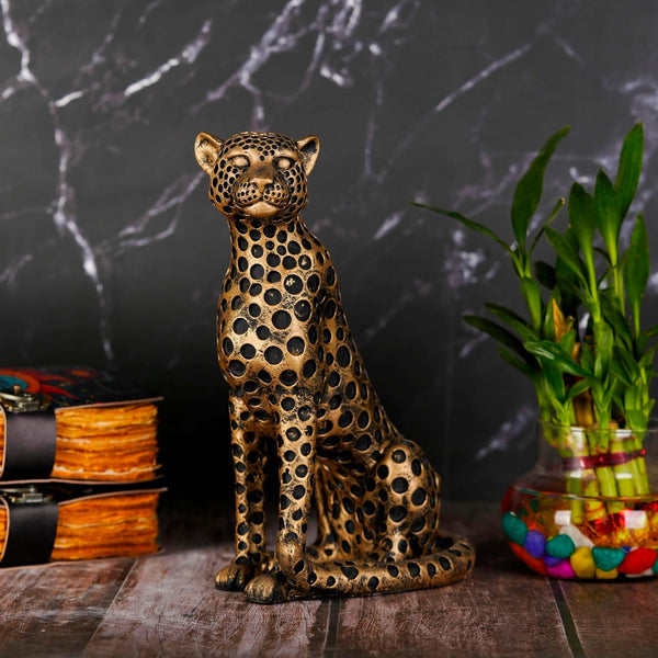 Sitting Panther Showpiece - (MVS)