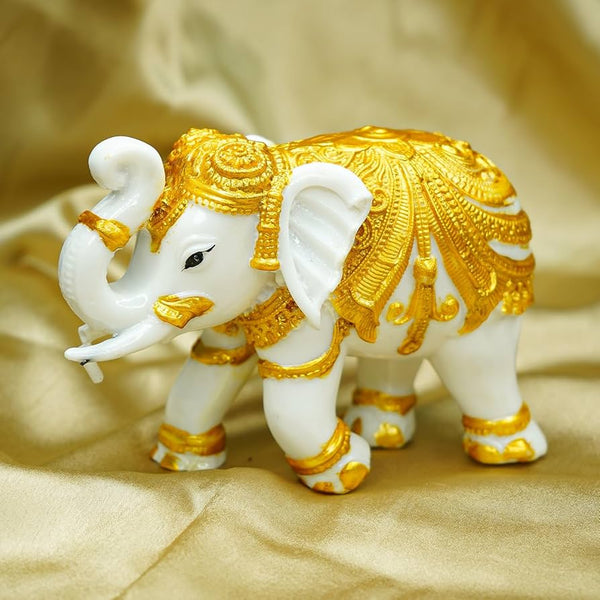 Royal Elephant Pair Showpiece - (MVS)