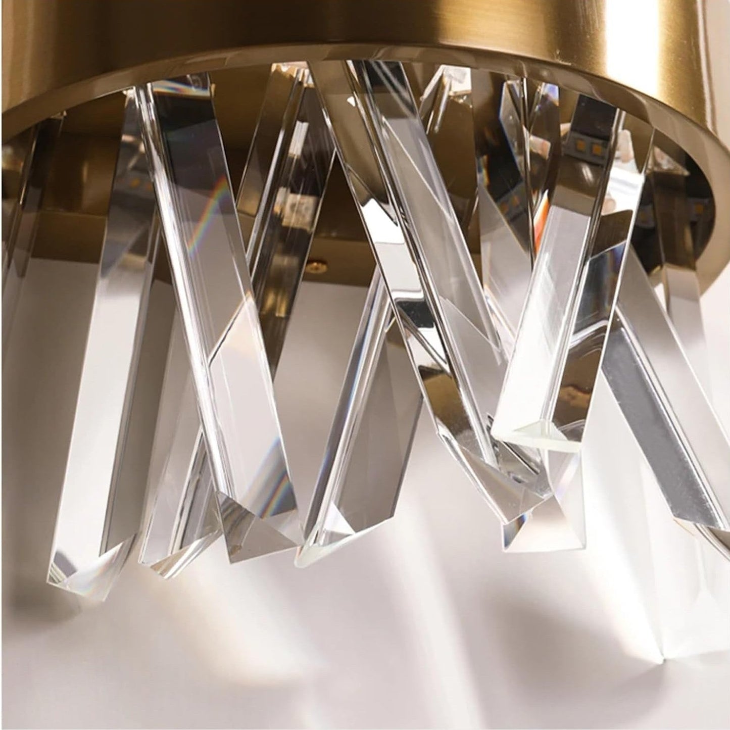 Seraphina Crystal Leaf Wall Light - 9.8in * 11.8in (J)
