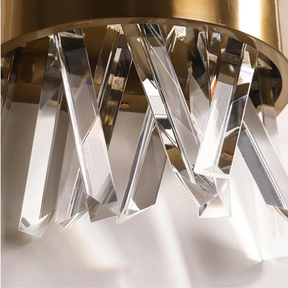 Seraphina Crystal Leaf Wall Light - 9.8in * 11.8in (J)