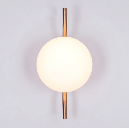 Serpentine Glow Globe Sconce Wall Light - 8in * 16.5in (J)