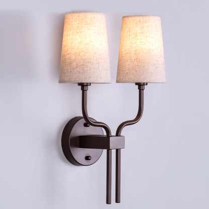 Solari Double-Orb Arched Wall Light - 5.1in * 21.4in (J)