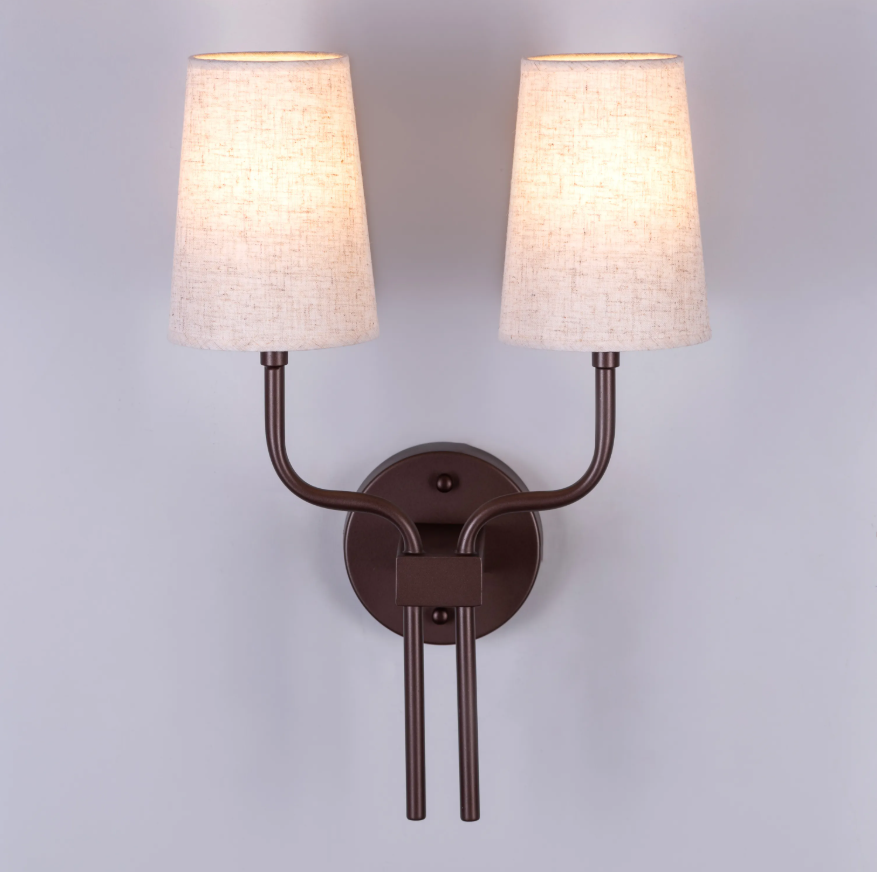 Solari Double-Orb Arched Wall Light - 5.1in * 21.4in (J)