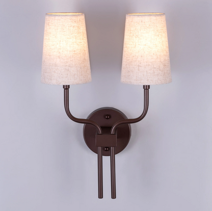 Solari Double-Orb Arched Wall Light - 5.1in * 21.4in (J)