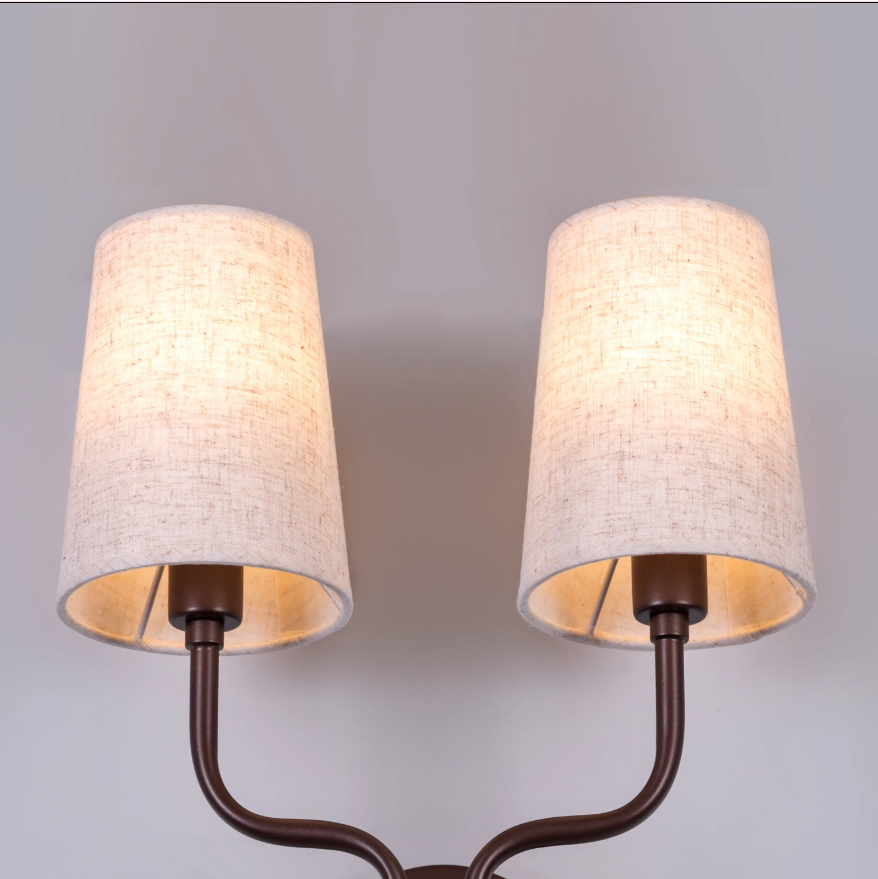Solari Double-Orb Arched Wall Light - 5.1in * 21.4in (J)