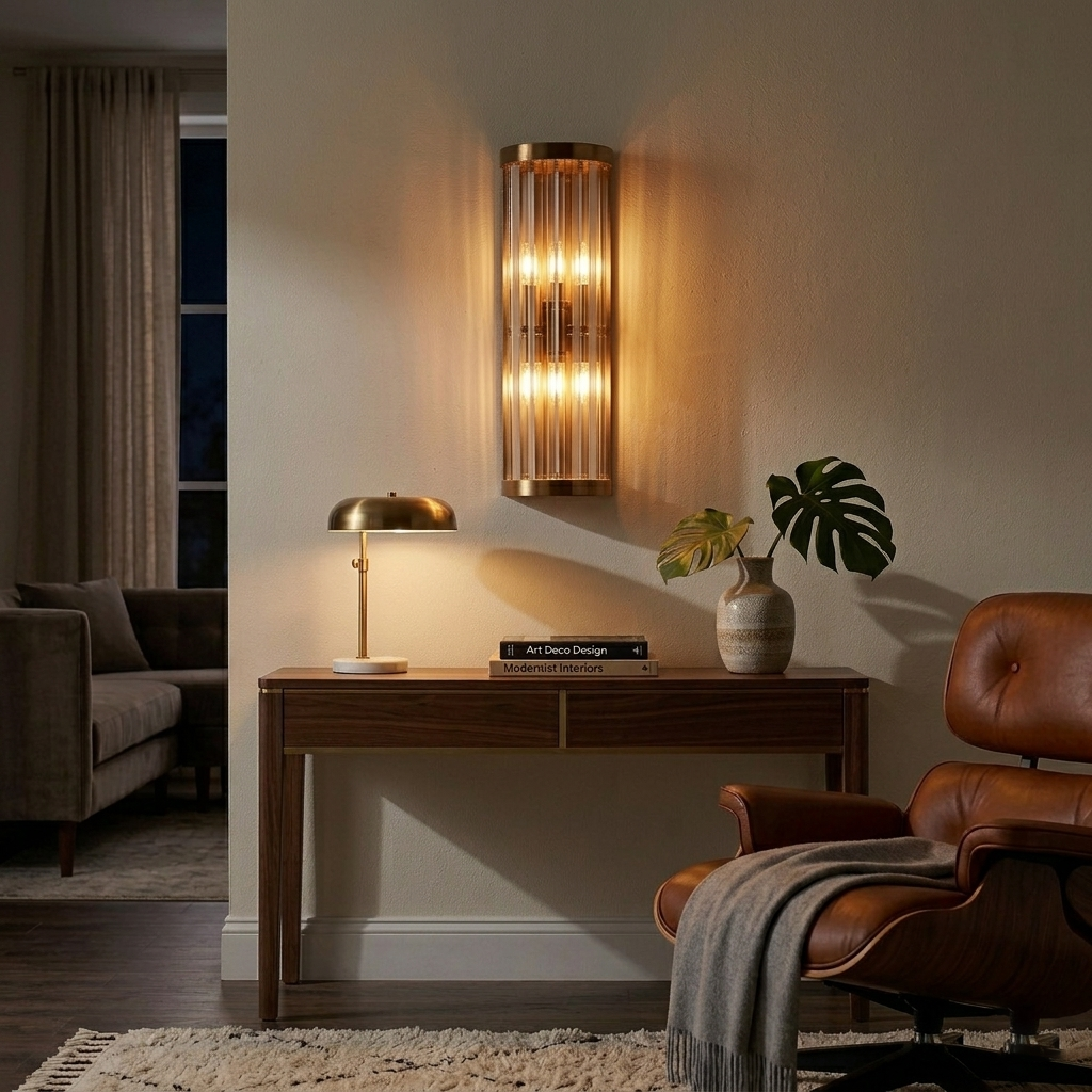 Solstice Dual-Glow Minimalist Wall Light - 3.15in * 21.4in (J)