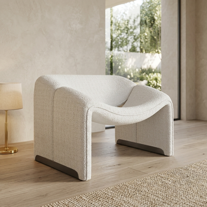 Swoop Sculptural Accent Chair - (NO)