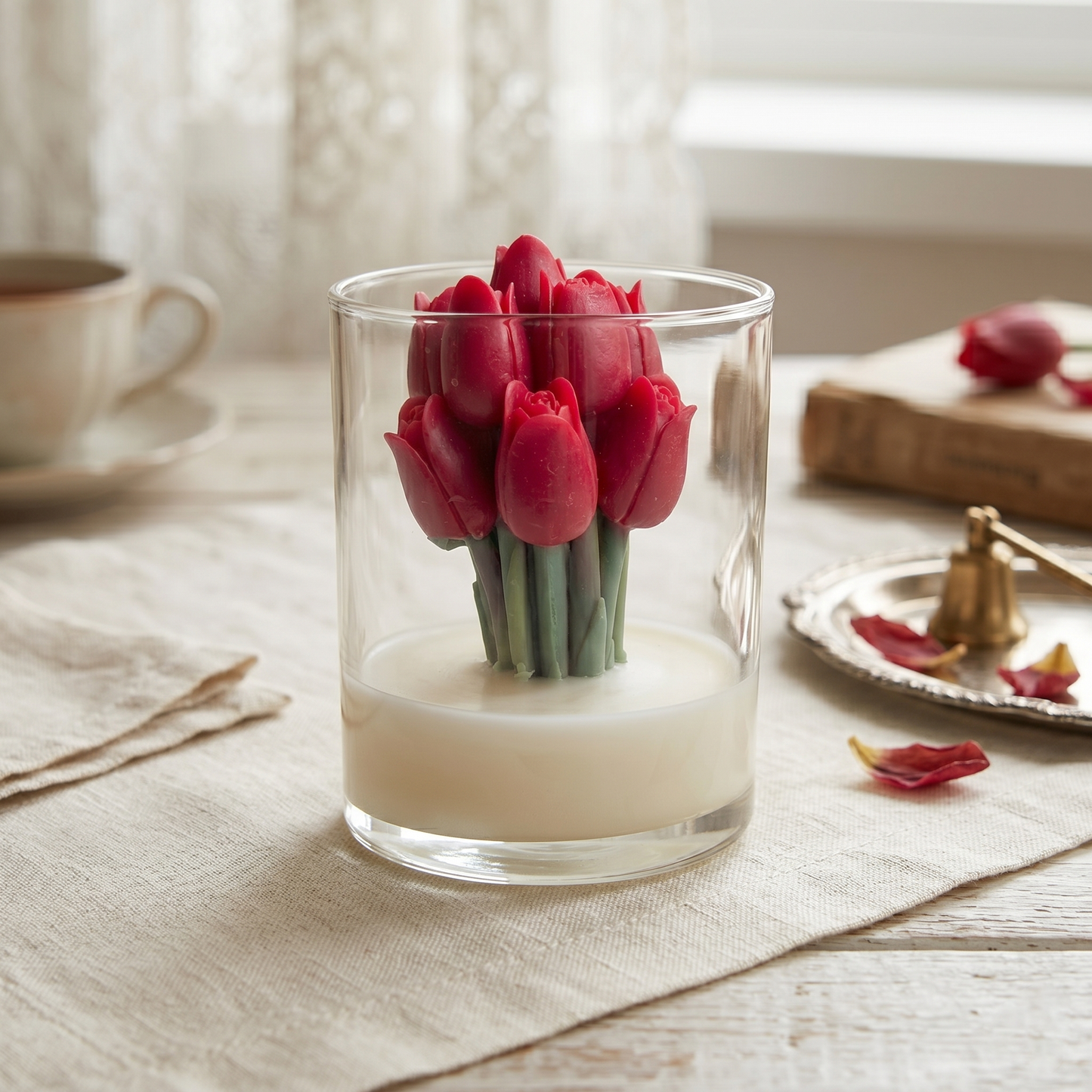 Tulip Bouquet Candle - 3.25 * 2.75in (TCA)