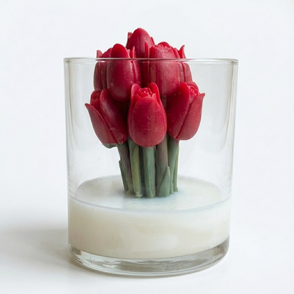 Tulip Bouquet Candle - 3.25 * 2.75in (TCA)