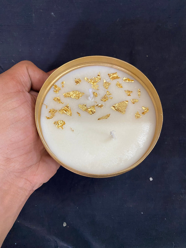Gold Sprinkles Candle - 2.25 * 3.5in (TCA)