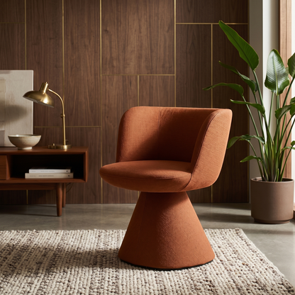 Terracotta Arlo Accent Chair - (NO)