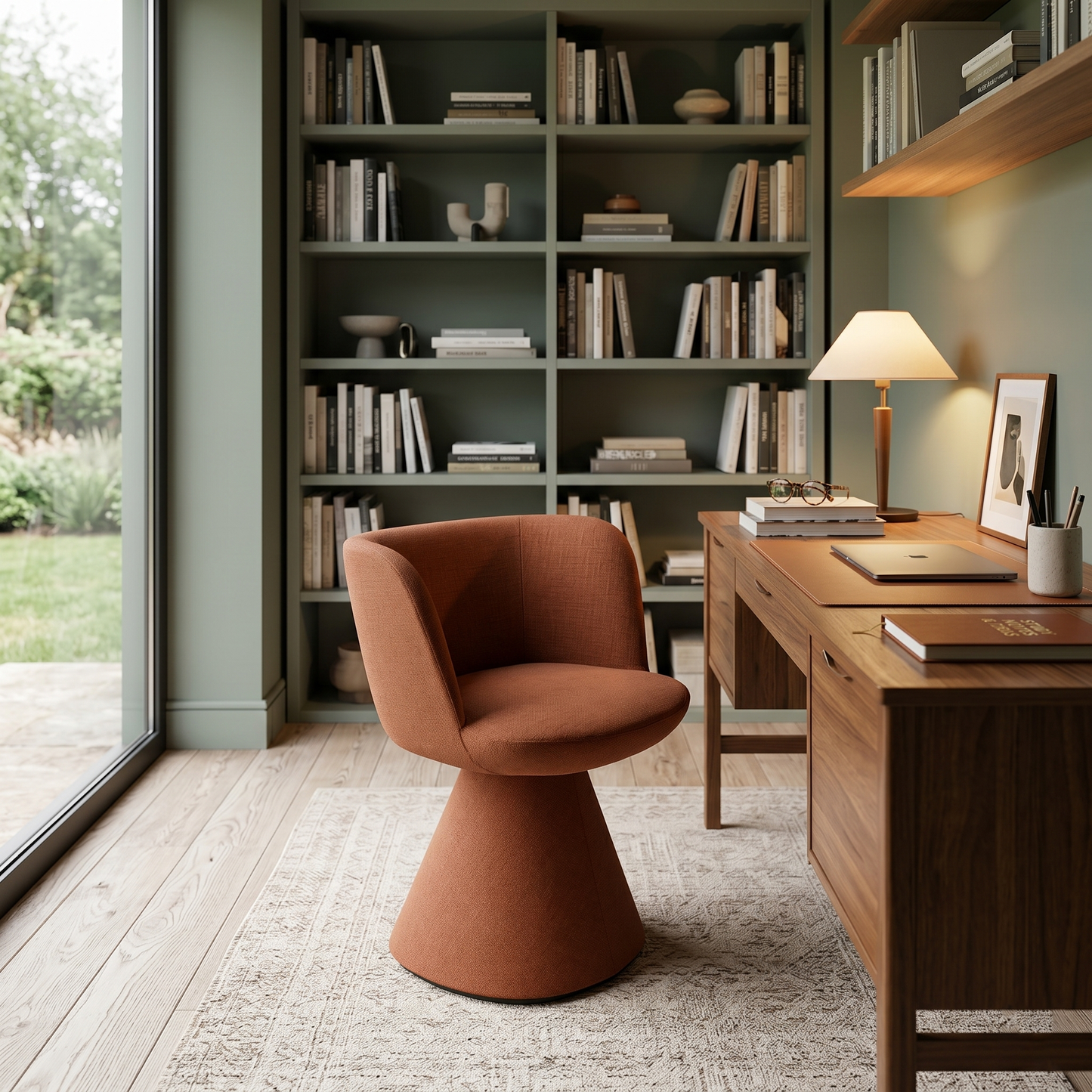 Terracotta Arlo Accent Chair - (NO)