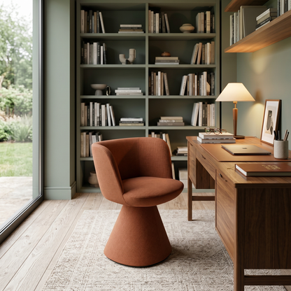 Terracotta Arlo Accent Chair - (NO)