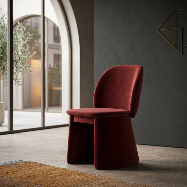The Celine Velvet Accent Chair - (NO)