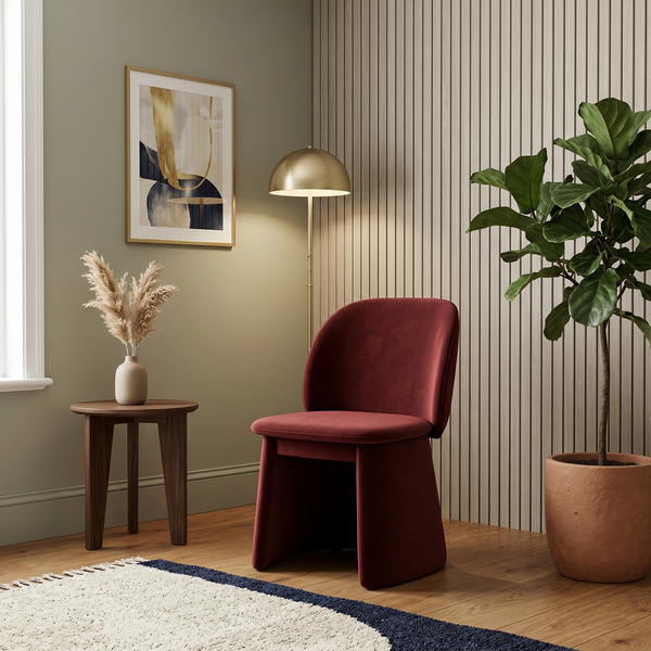 The Celine Velvet Accent Chair - (NO)