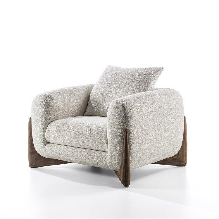 The Gable Bouclé 1-Seater Sofa - (NO)