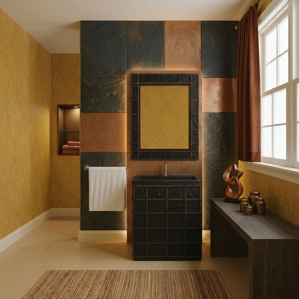 The Lithos Pedestal Basin | Stone & Wood Series 600mm (W) x 410mm (D) x 850mm (H) - (V)