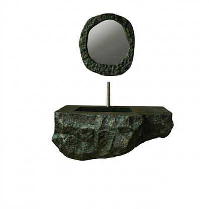 The Monolith Wall-Hung Basin | Stone & Wood Collection 1030mm (W) x 570mm (D) x 480mm (H) - (V)