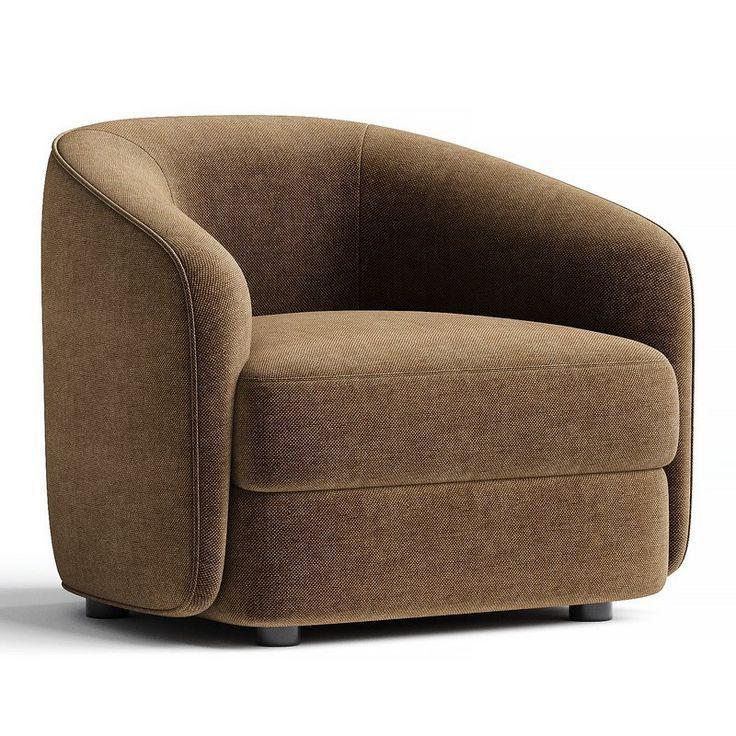 The Oliver Wood-Accent 1 Seater Sofa - (NO)