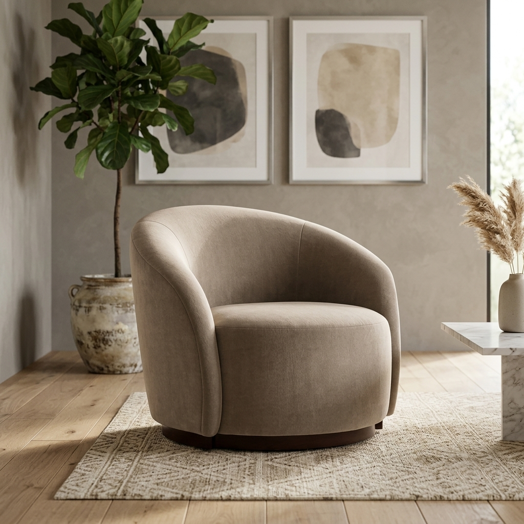 The Remy Bouclé 1-Seater Sofa - (NO)