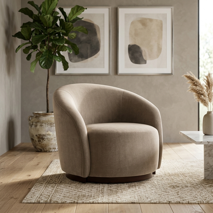 The Remy Bouclé 1-Seater Sofa - (NO)