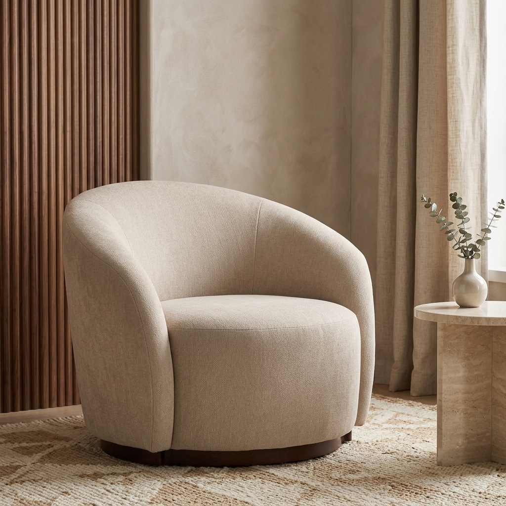 The Remy Bouclé 1-Seater Sofa - (NO)