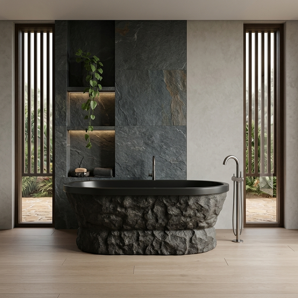 The Texture Oak | Stone & Wood Series 1700mm (L) x 1050mm (W) x 580mm (H) - (V)