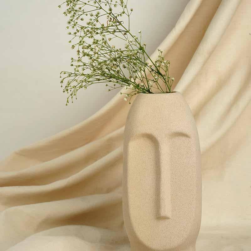 Artisan Rough Face Vase - (MVS)